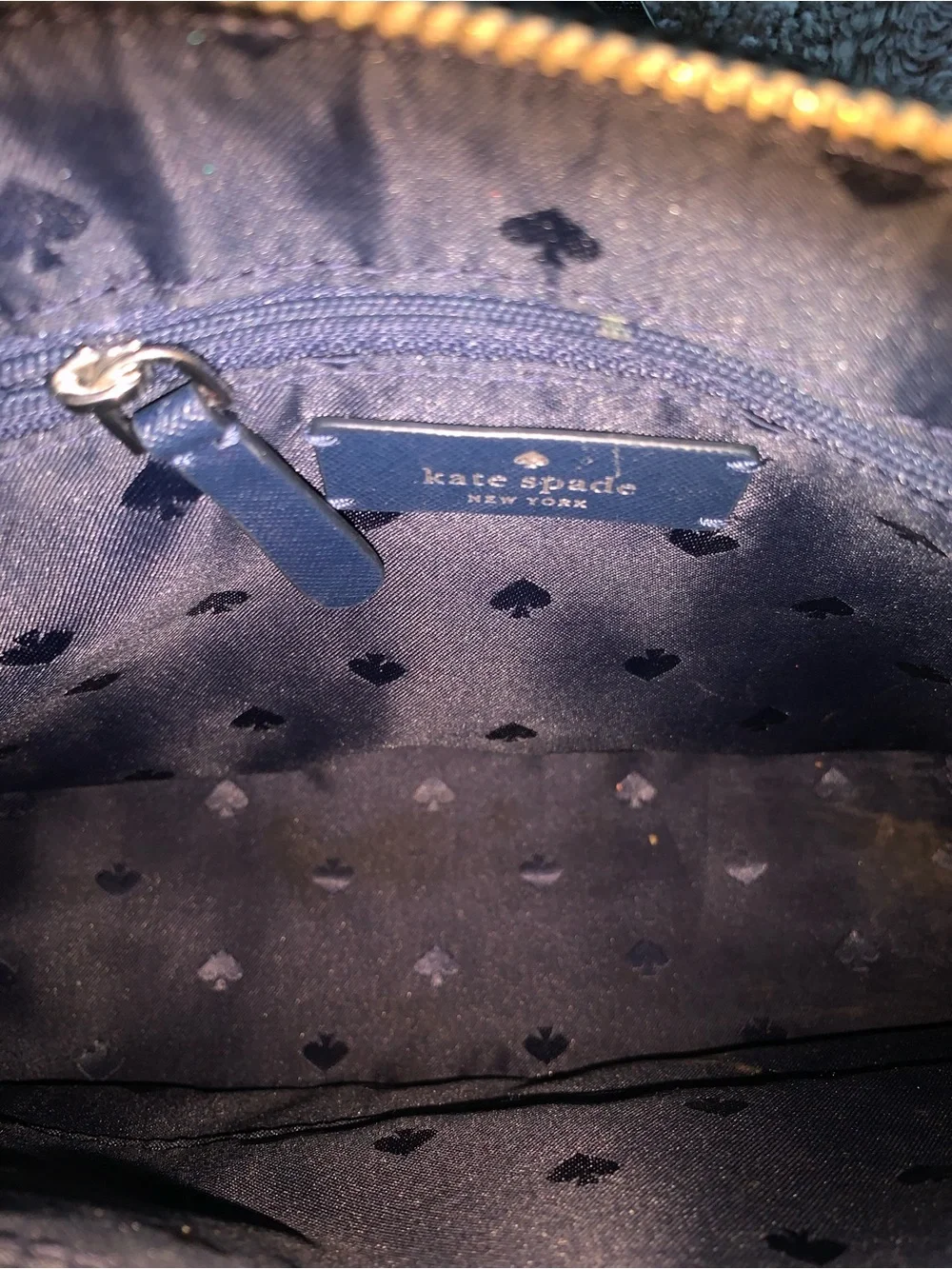 Kate Spade Cameron Denim Color Block Medium Zip Crossbody